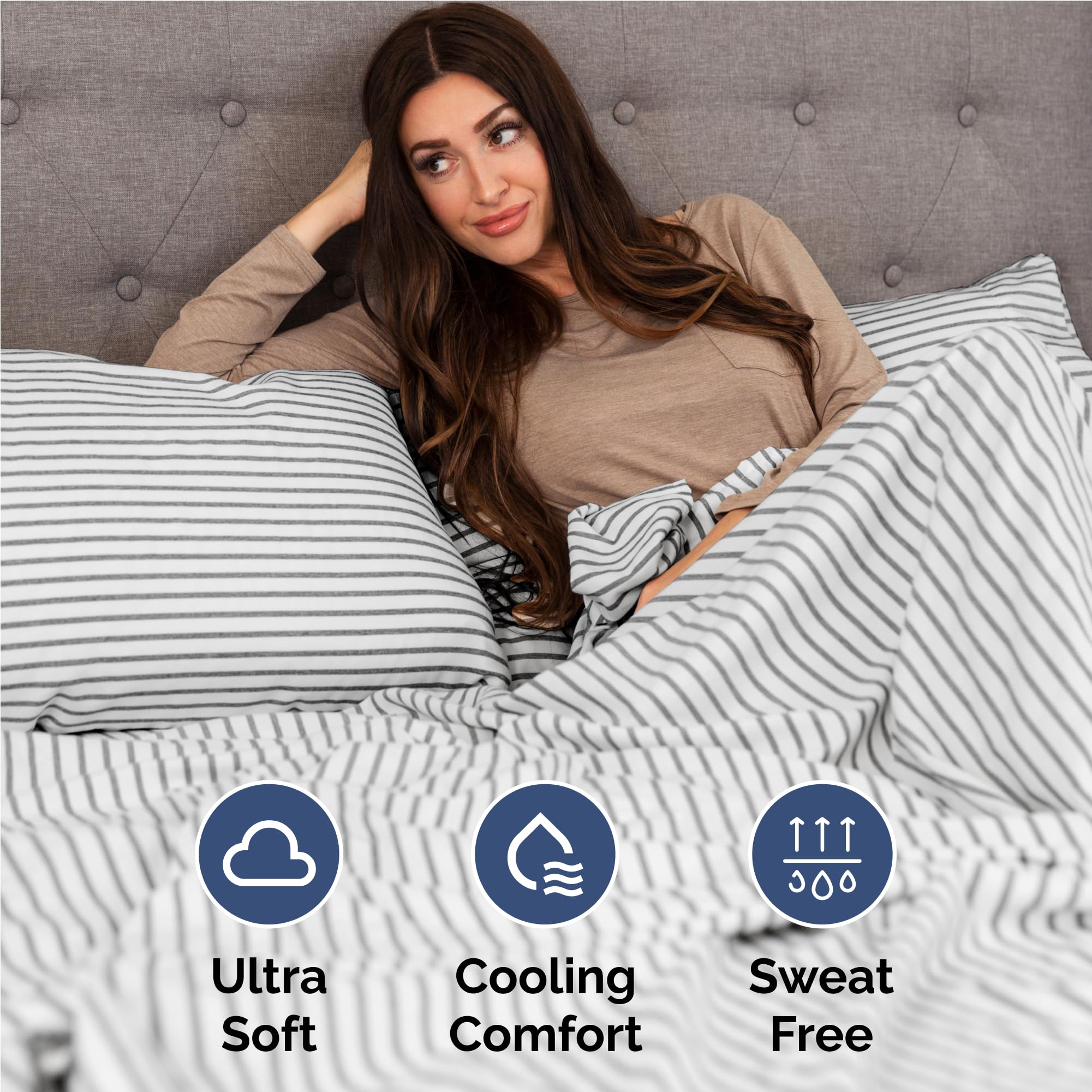 CGK Unlimited soft, breathable sheets provide cool, comfortable nights