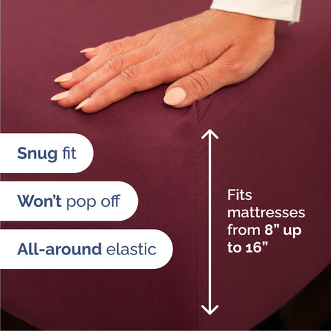 CGK Unlimited soft breathable microfiber sheets for all-season comfort