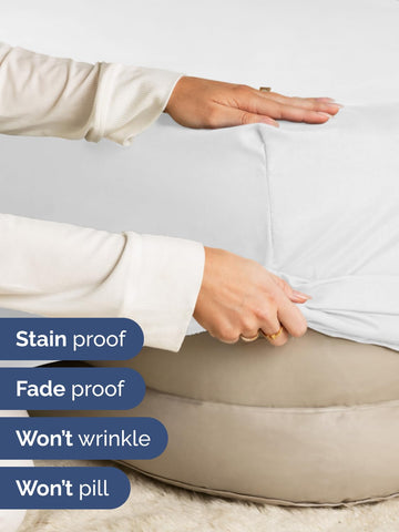 CGK Unlimited soft double-brushed fabric close-up shows plush, lasting softness.