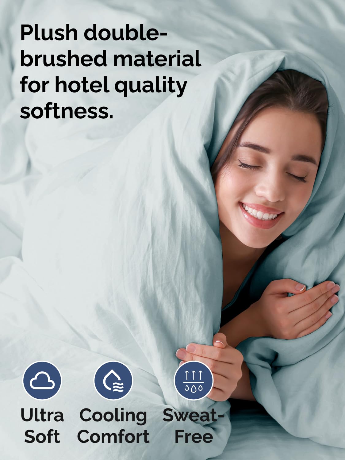 CGK Unlimited soft double-brushed fabric close-up showing plush texture and comfort
