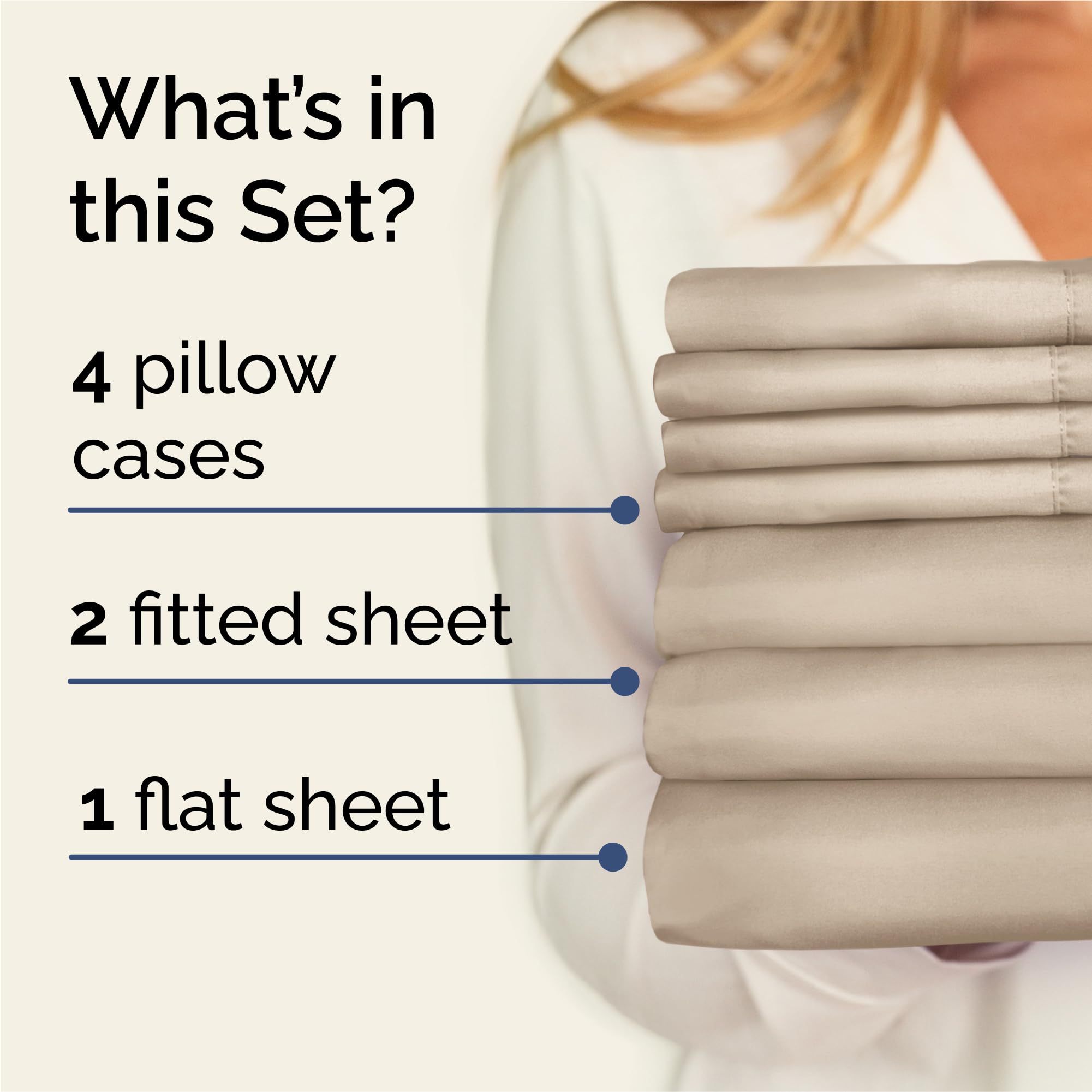 CGK Unlimited Split King fitted sheets with deep pockets for secure fit