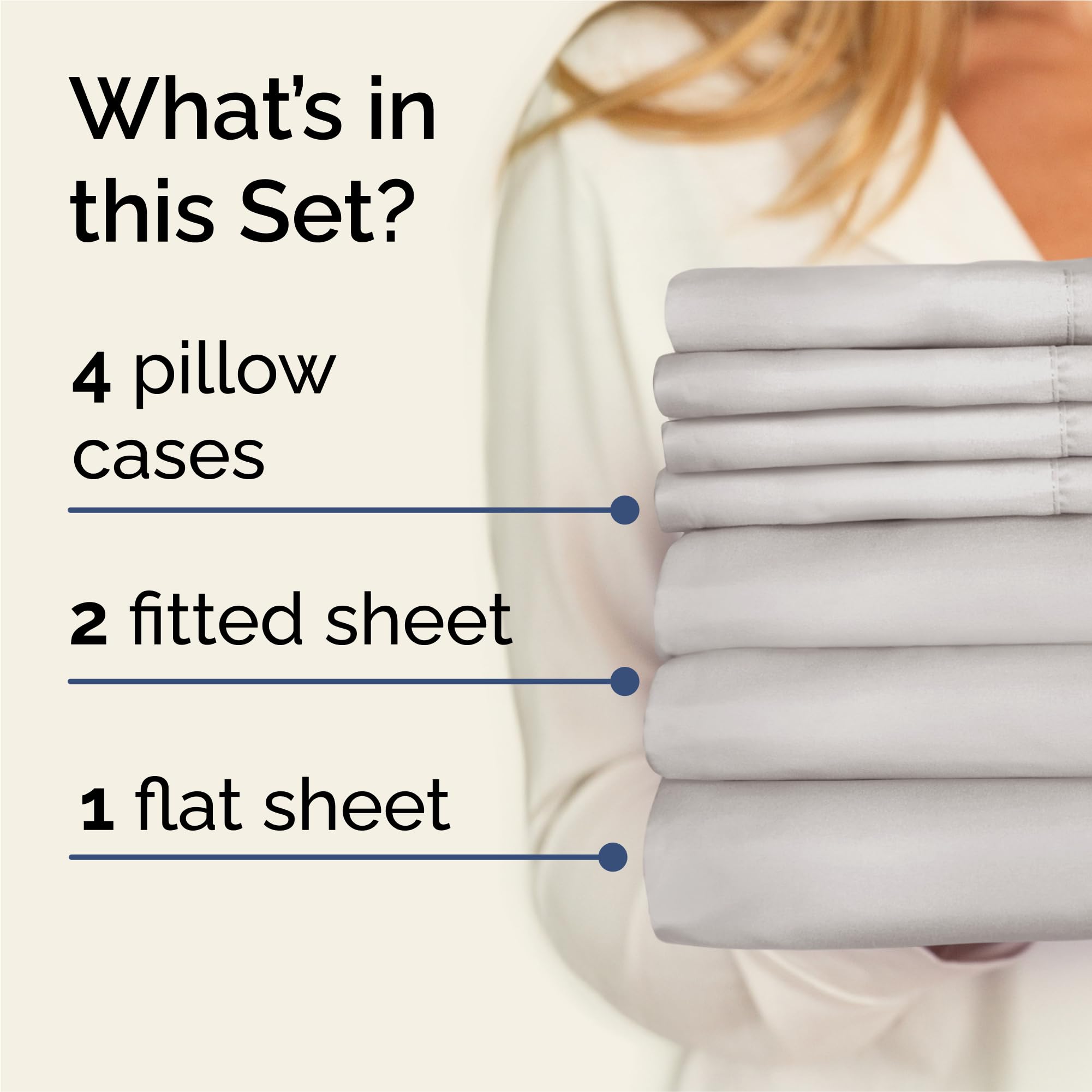 CGK Unlimited Split King fitted sheet demonstrates deep pockets for secure fit.