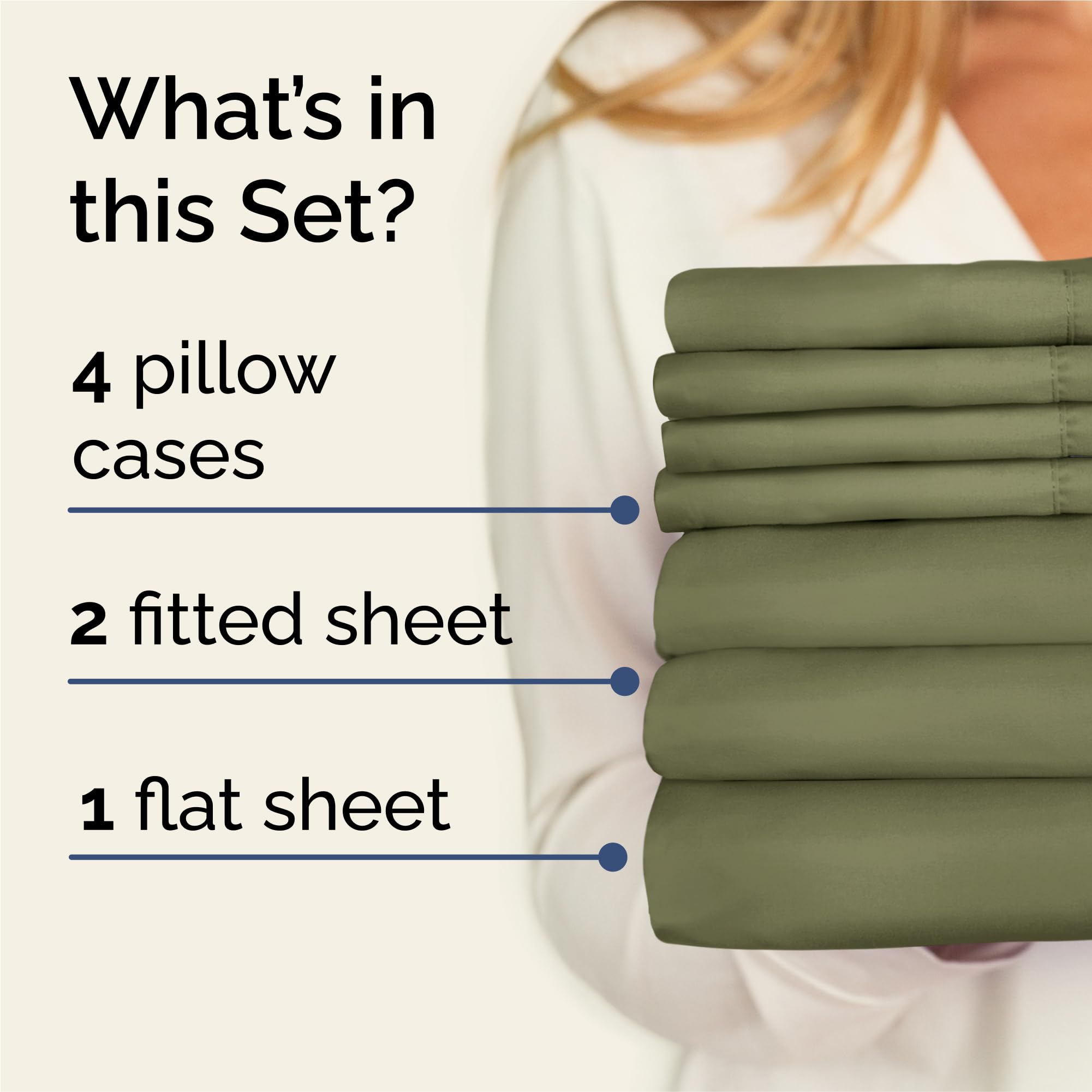 CGK Unlimited split king fitted sheets showcase deep pockets for secure mattress fit.
