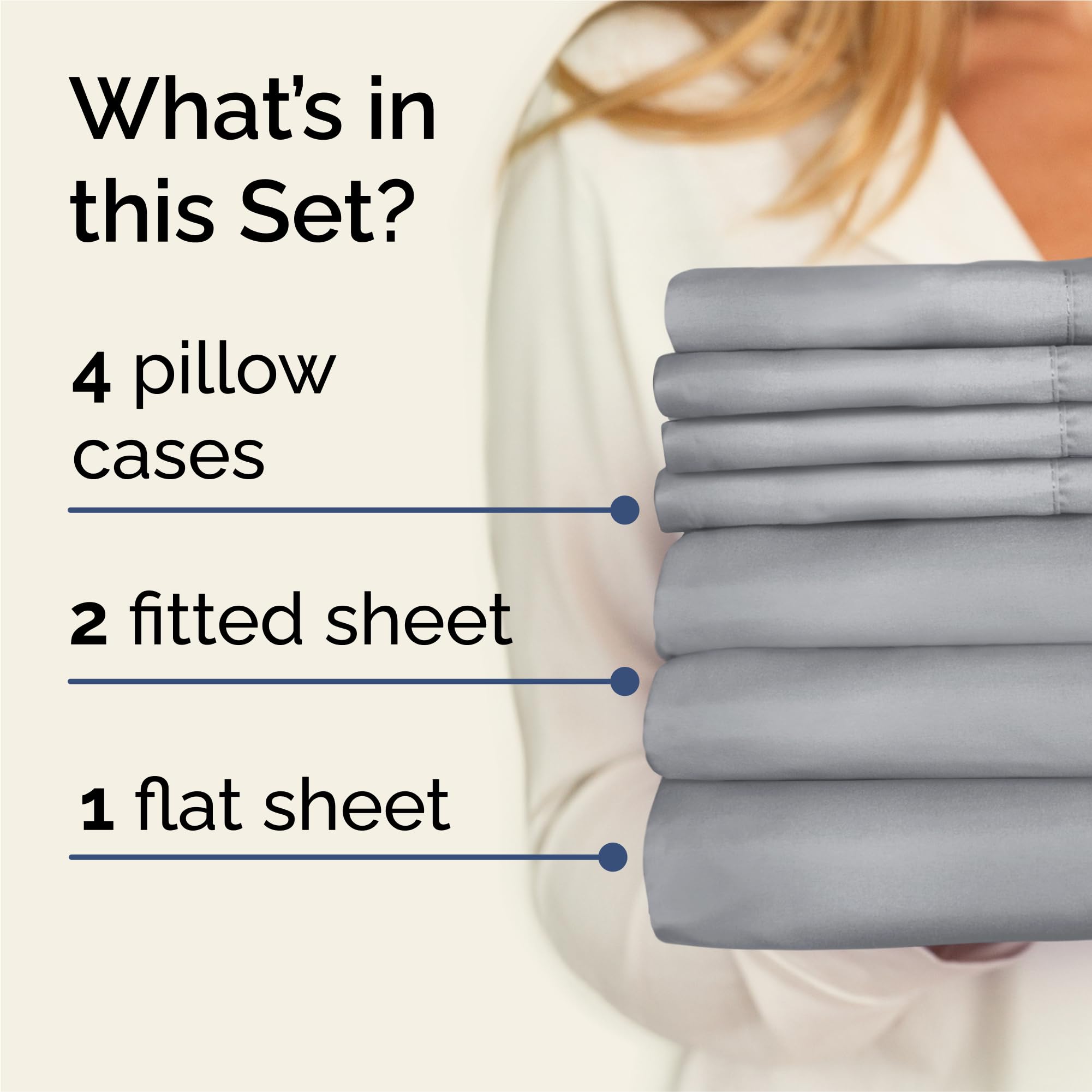 CGK Unlimited Split King flat sheet shown with generous dimensions