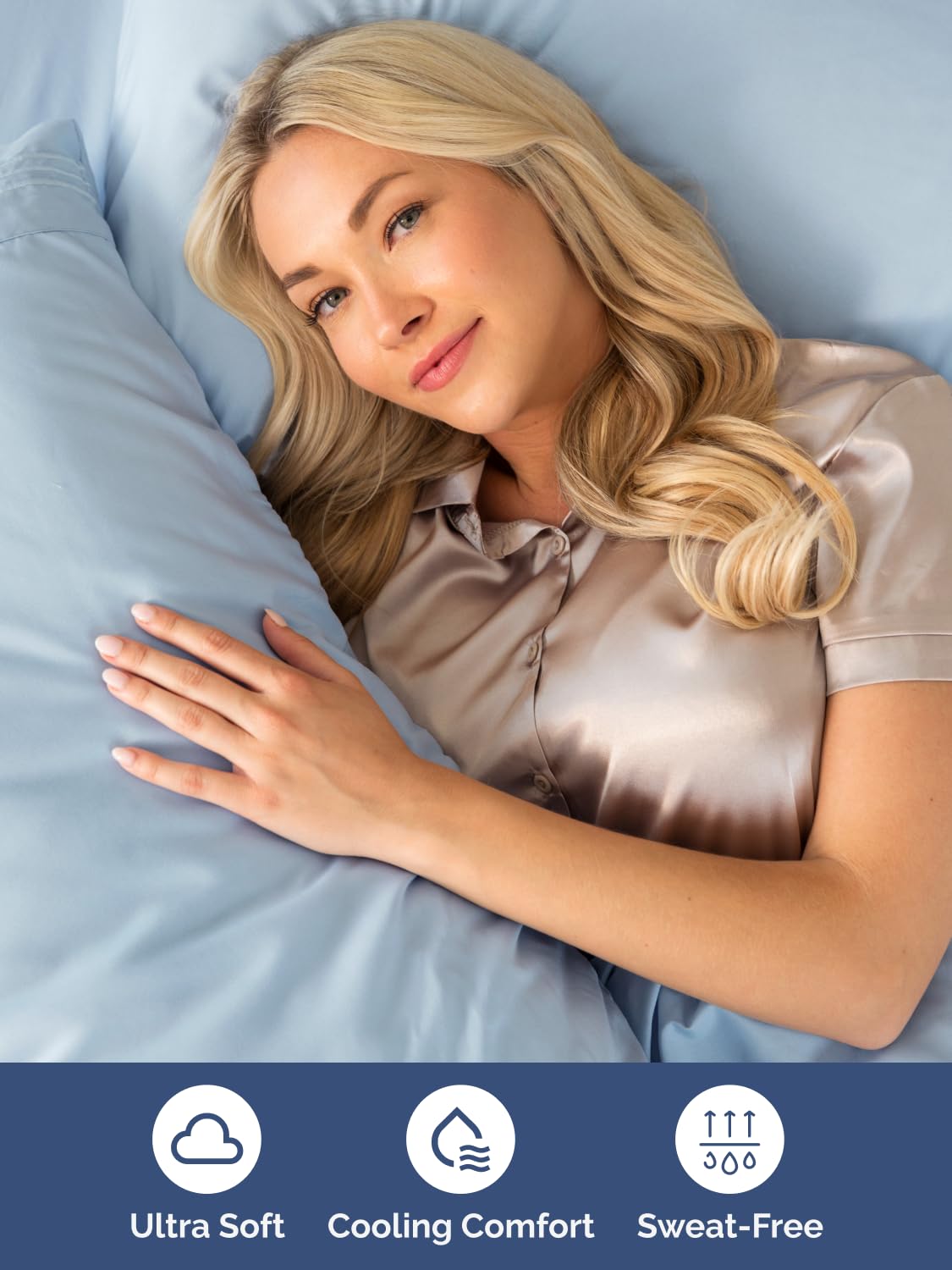 CGK Unlimited topper-compatible sheets fitting memory foam toppers securely