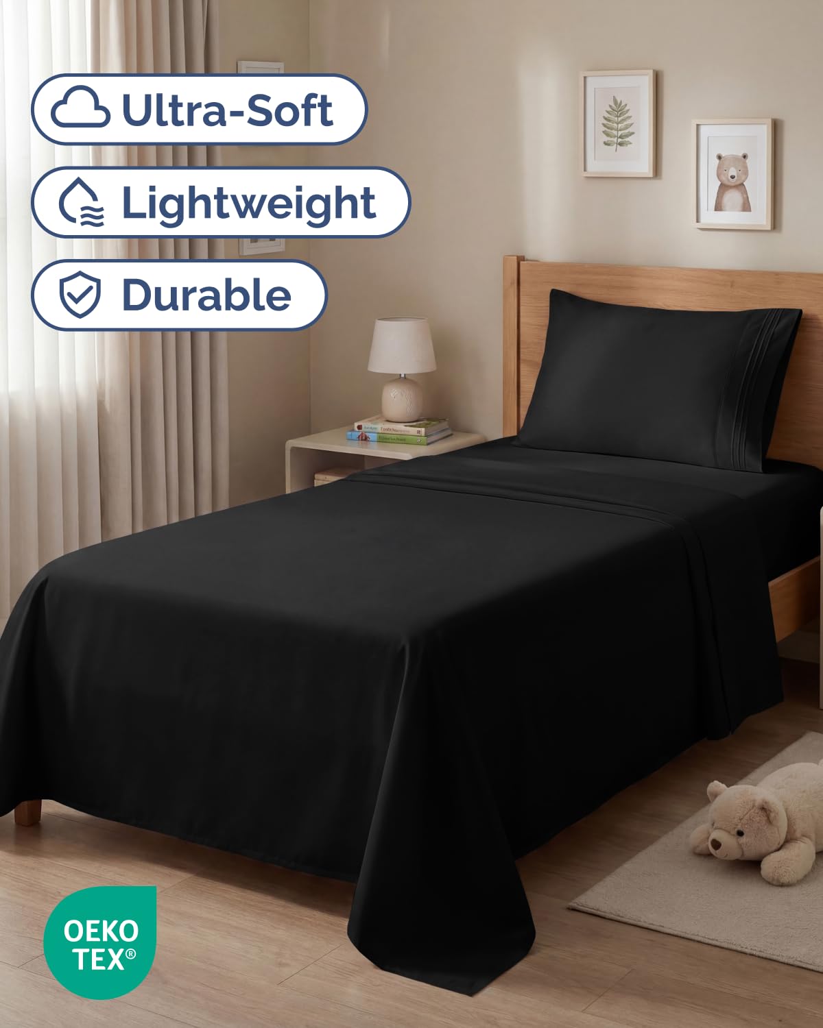 CGK Unlimited flat sheet 96x66 laid flat emphasizes generous coverage