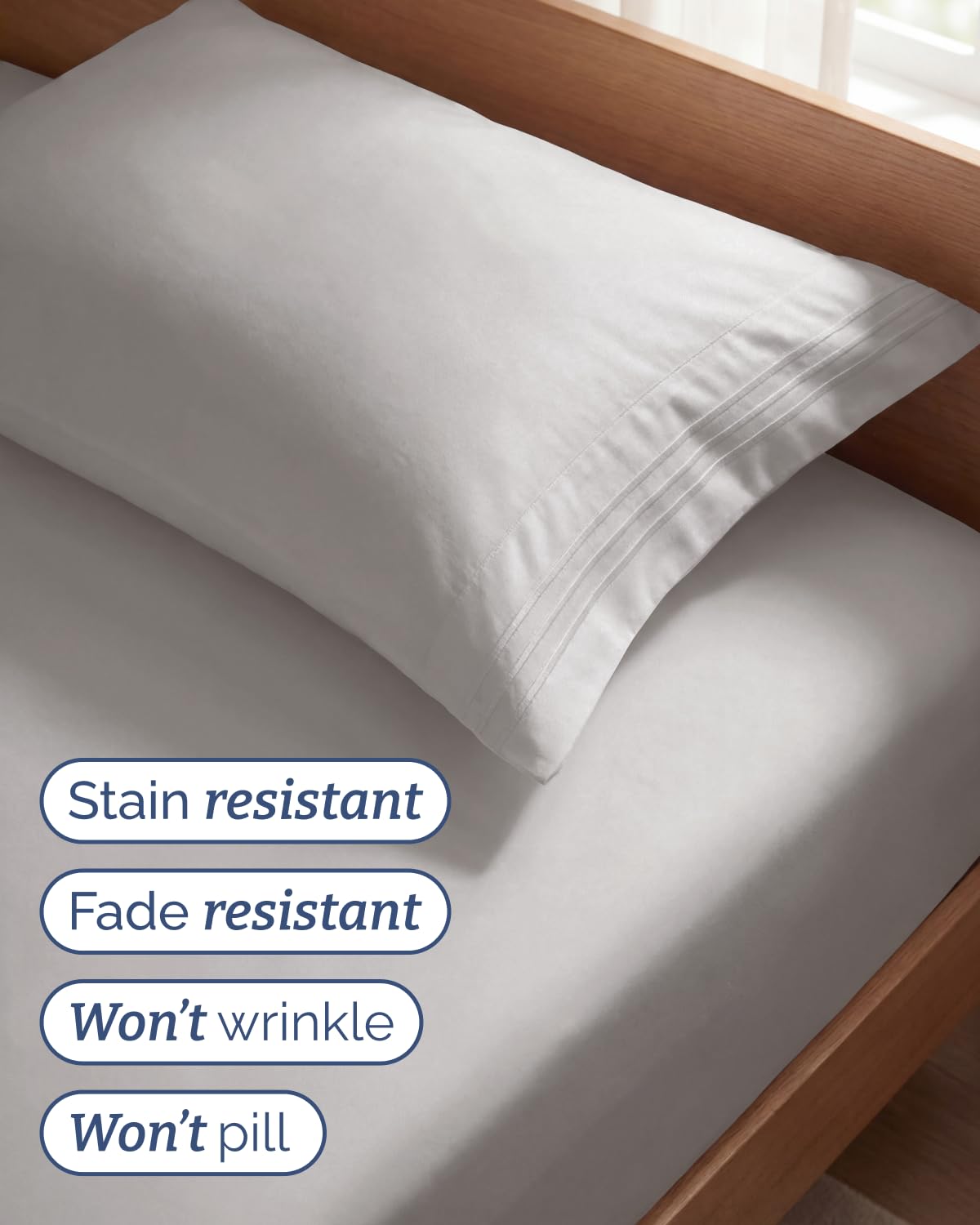 CGK Unlimited Deep pocket fit ensures universal mattress compatibility