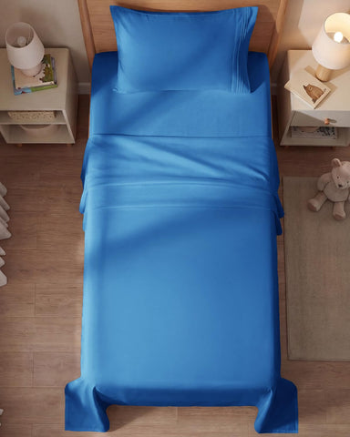 CGK Unlimited deep-pocket sheets fit most mattresses securely.