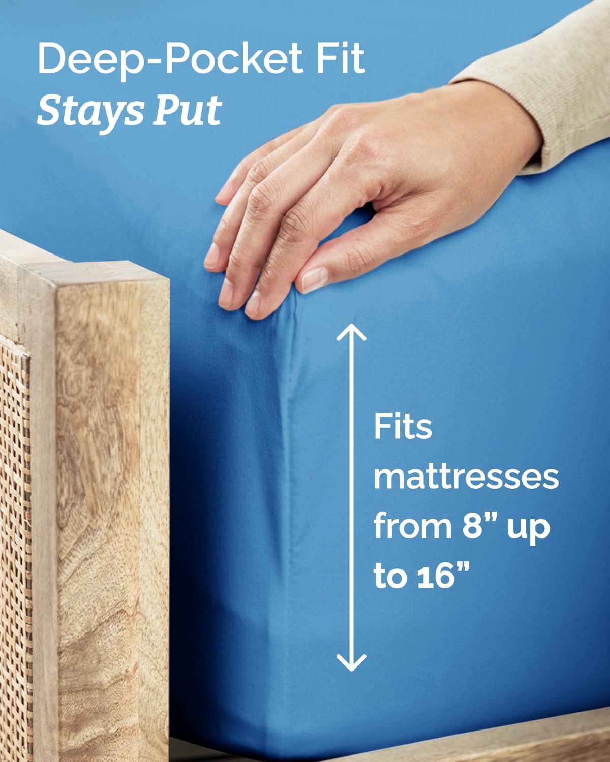 CGK Unlimited pillowcase closeup highlights sturdy stitching and soft microfiber.