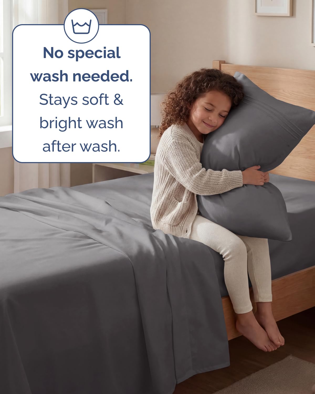 Cooling sheet set by CGK Unlimited – breathable feel for comfortable sleep.