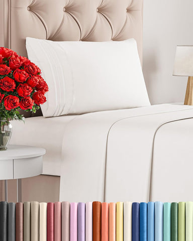 CGK Unlimited twin sheet set on bed shows hotel-luxury comfort and cooling feel