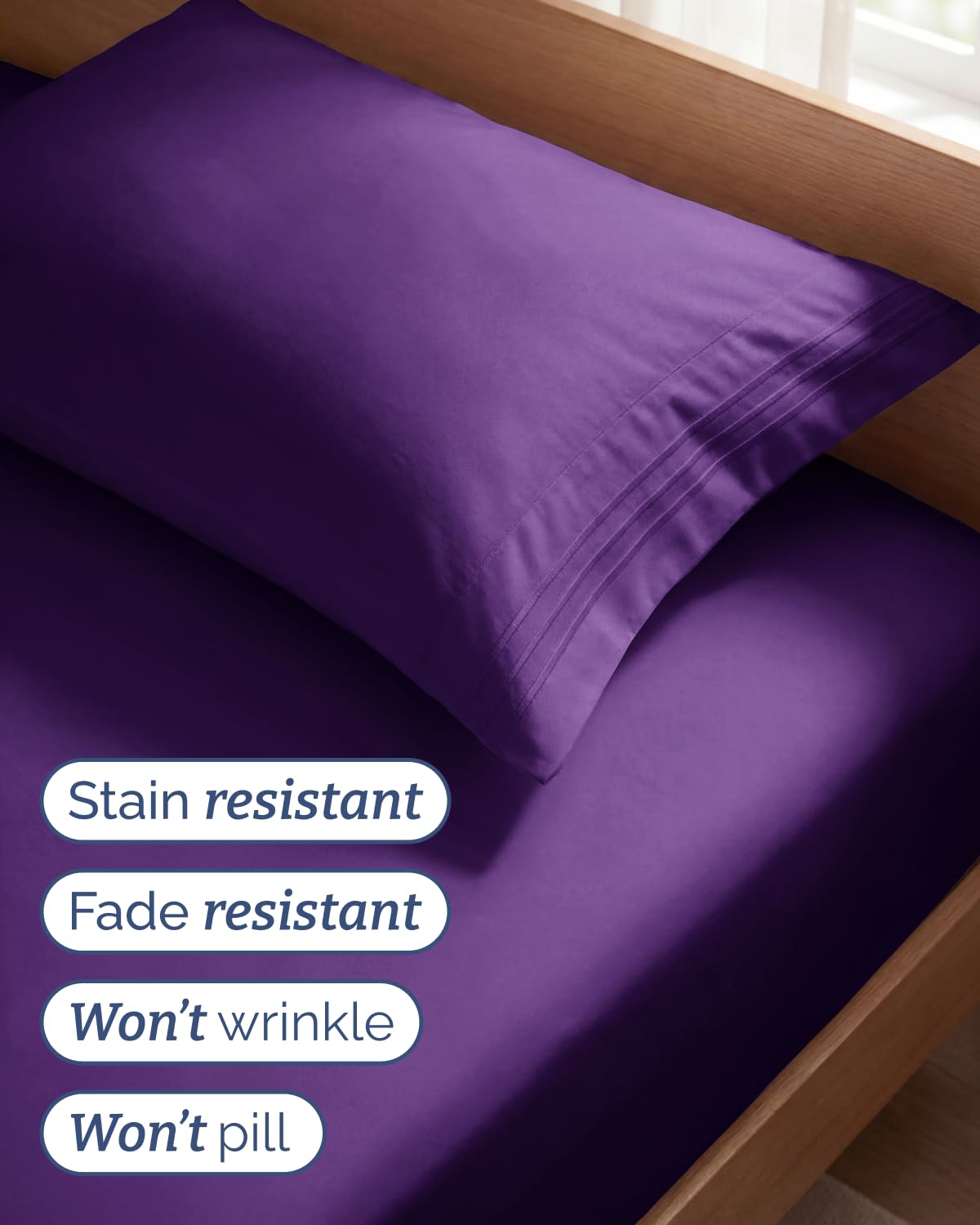 CGK Unlimited brushed microfiber texture feels exceptionally soft and breathable.