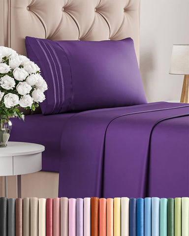CGK Unlimited twin flat sheet 96x66 for hotel-soft comfort and easy care.