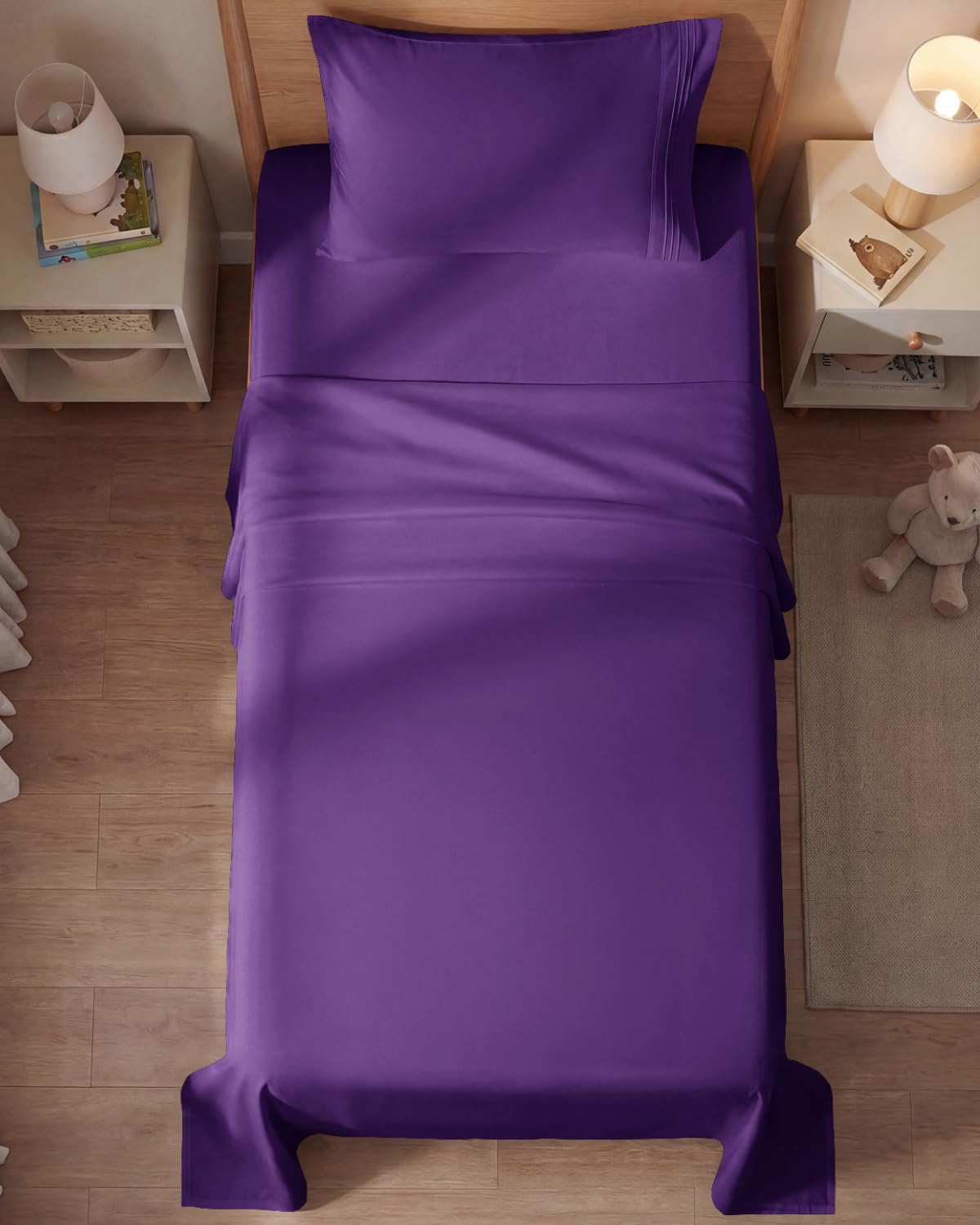 CGK Unlimited machine-washable sleep set for easy cleaning and quick-dry convenience.