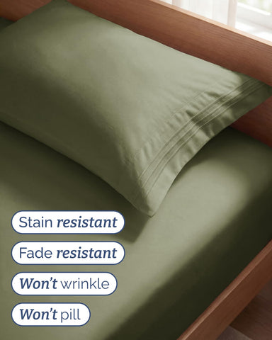 Breathable cooling fabric in CGK Unlimited sheets promotes comfortable nights.
