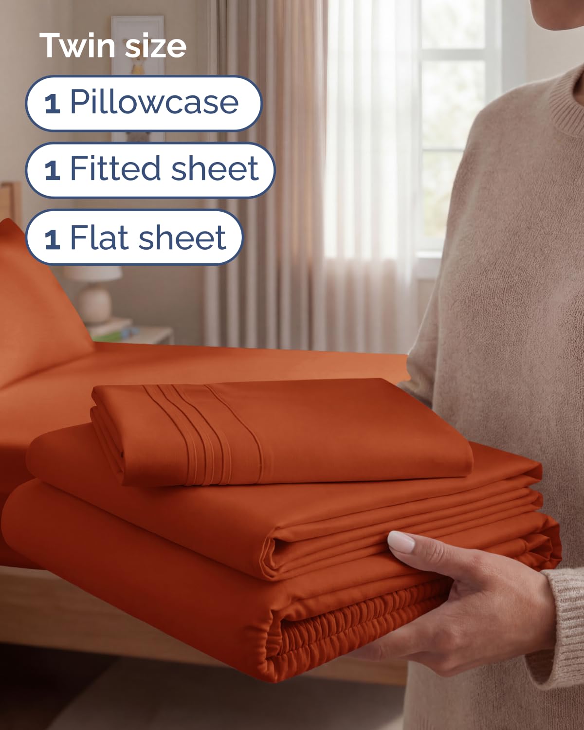 CGK Unlimited pillow case highlighting silky softness and wrinkle resistance