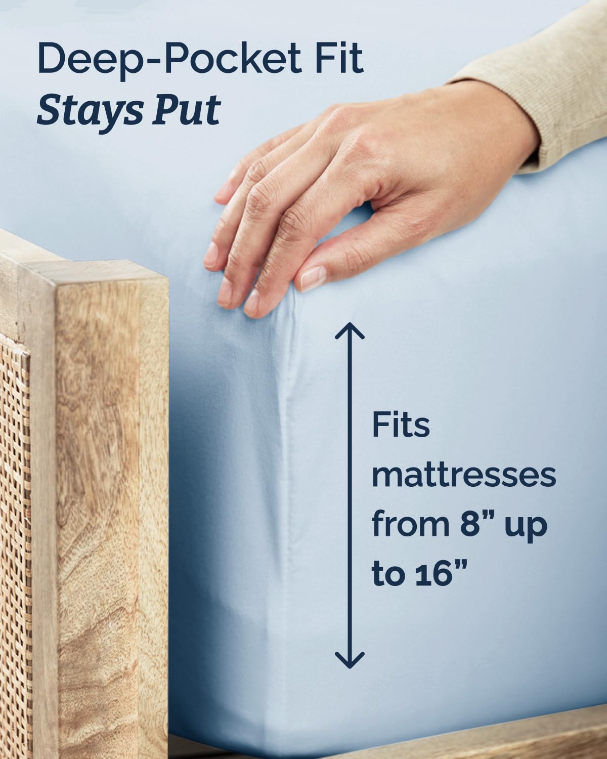 CGK Unlimited pillowcases sky blue provide soft microfiber comfort for nightly use
