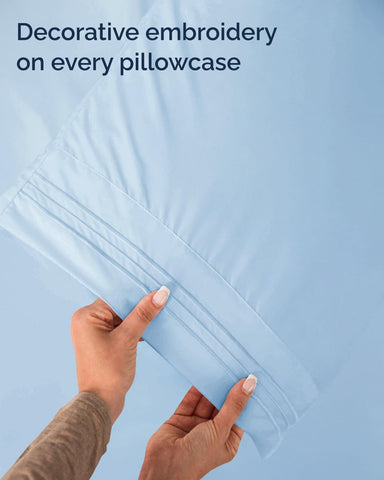 Durable microfiber in CGK Unlimited sheets delivering lasting softness