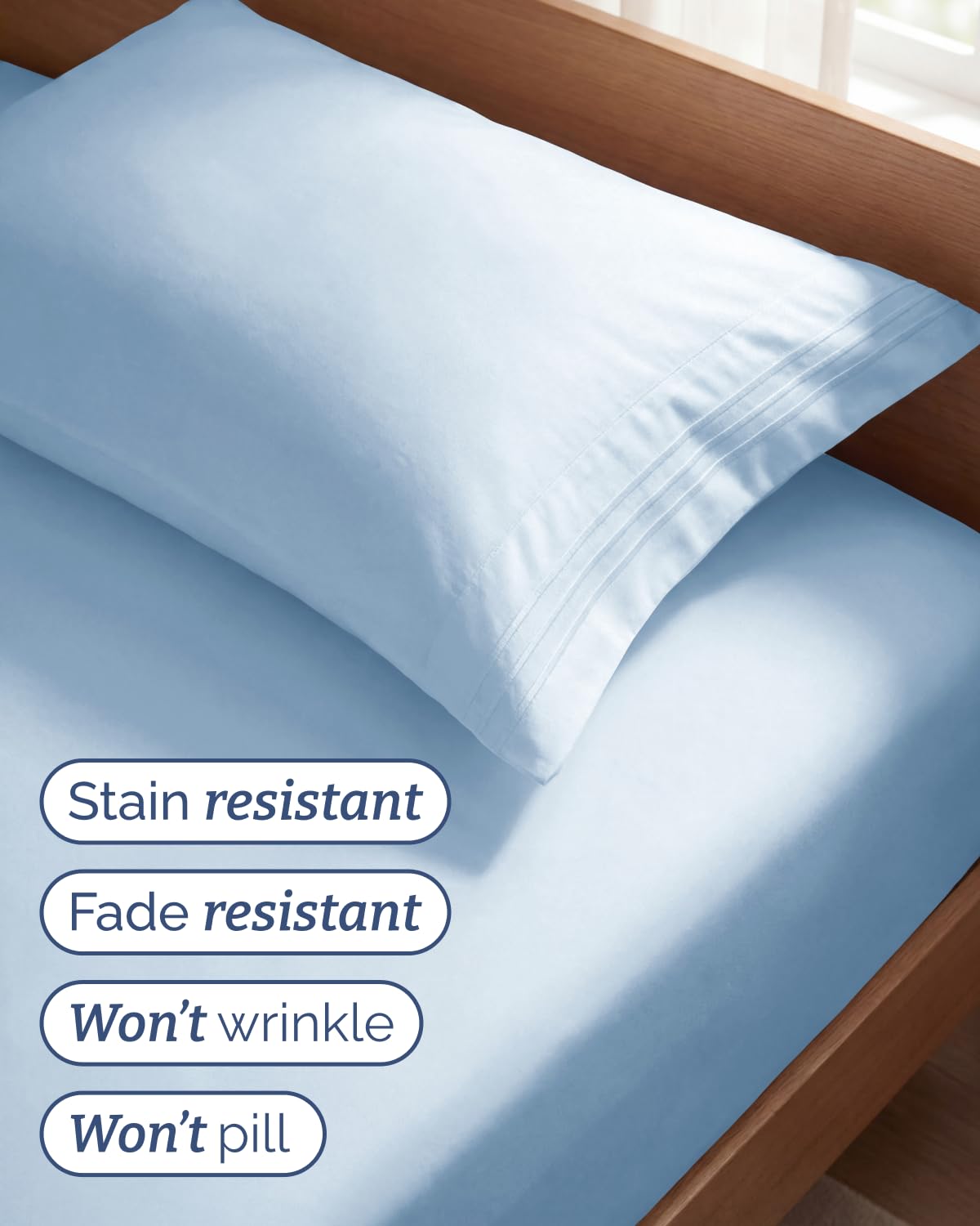Easy-fit design of CGK Unlimited sheets ensures smooth setup