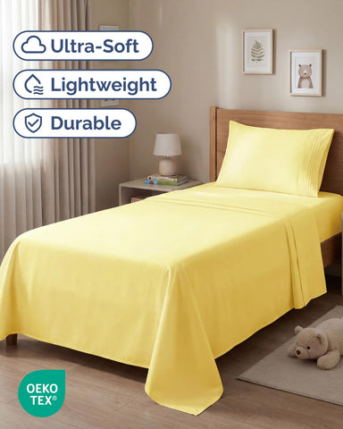 CGK Unlimited twin fitted sheet with deep pockets for up to 16 inches
