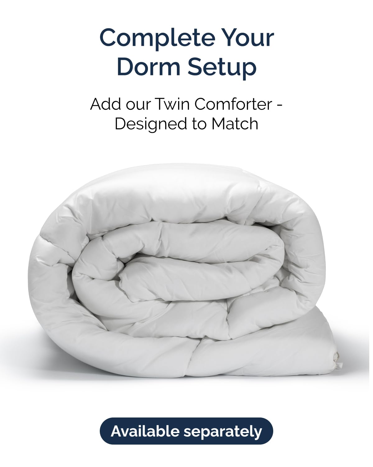 Hotel-style look of CGK Unlimited twin sheet set in bedroom