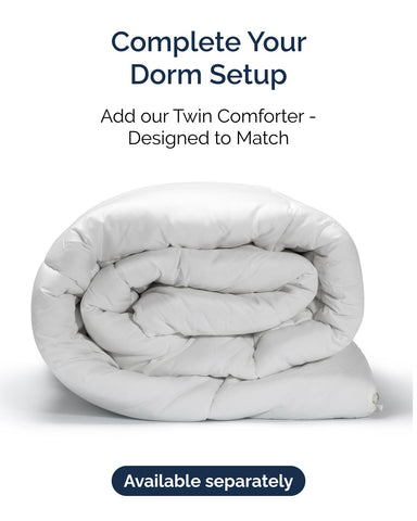 Hotel-style look of CGK Unlimited twin sheet set in bedroom