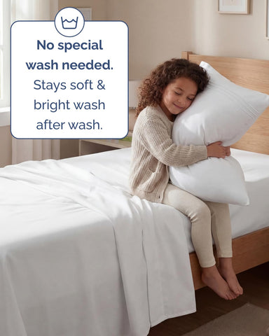 CGK Unlimited soft touch sheets promote relaxed, breathable sleep