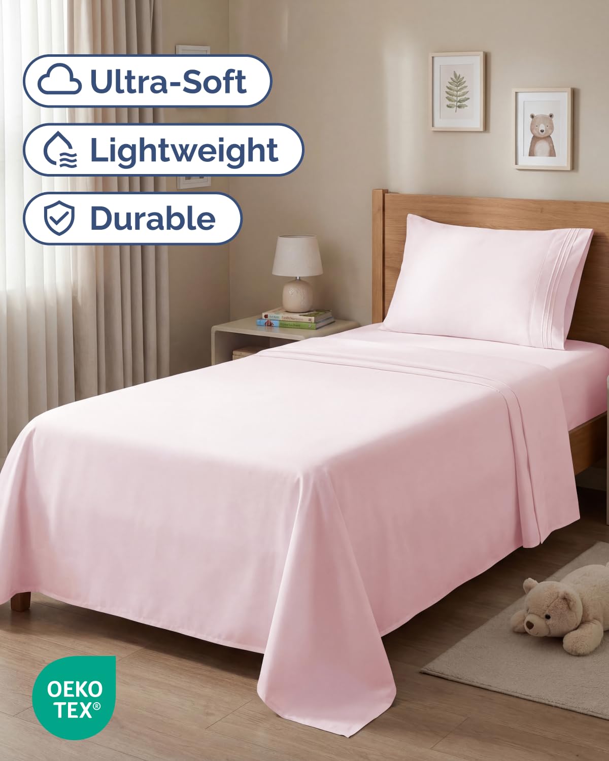CGK Unlimited close-up of brushed microfiber fabric for softness