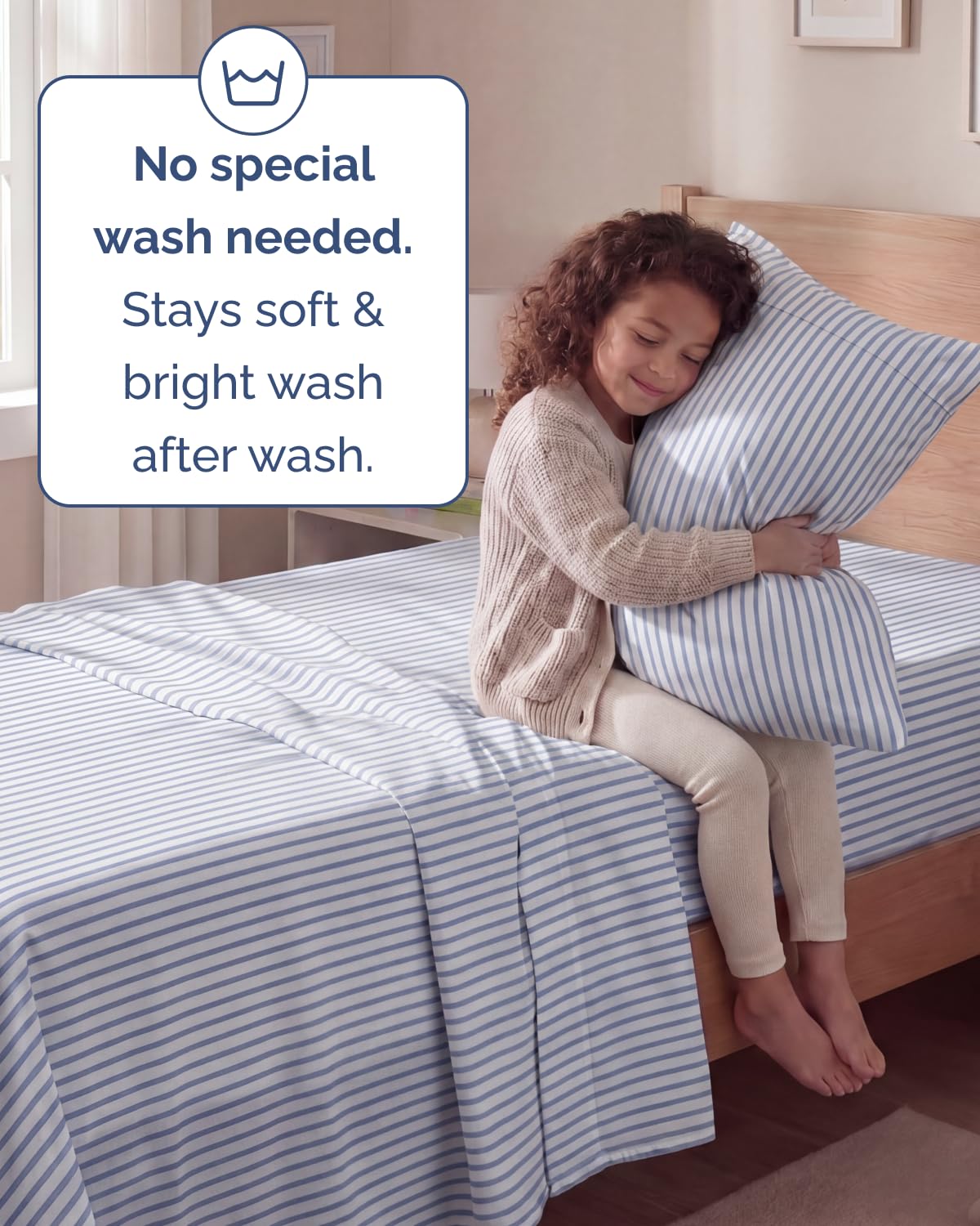 Brushed microfiber provides a softer, smoother surface