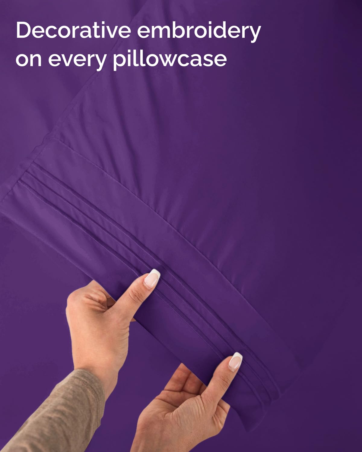 CGK Unlimited wrinkle-free durability keeps sheets tidy after washing.