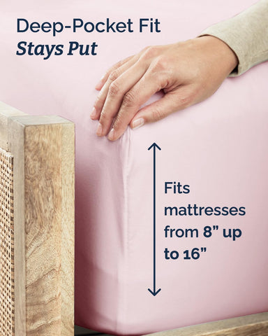 CGK Unlimited breathable microfiber sheets promote airflow for cooler nights
