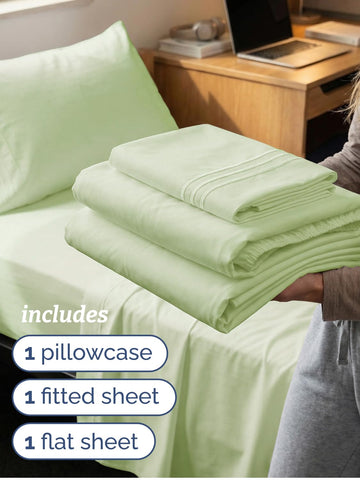 CGK Unlimited Twin XL deep pocket fit demonstrated on tall mattress