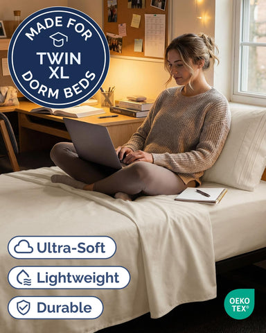 CGK Unlimited Twin XL flat sheet highlights breathable cooling performance
