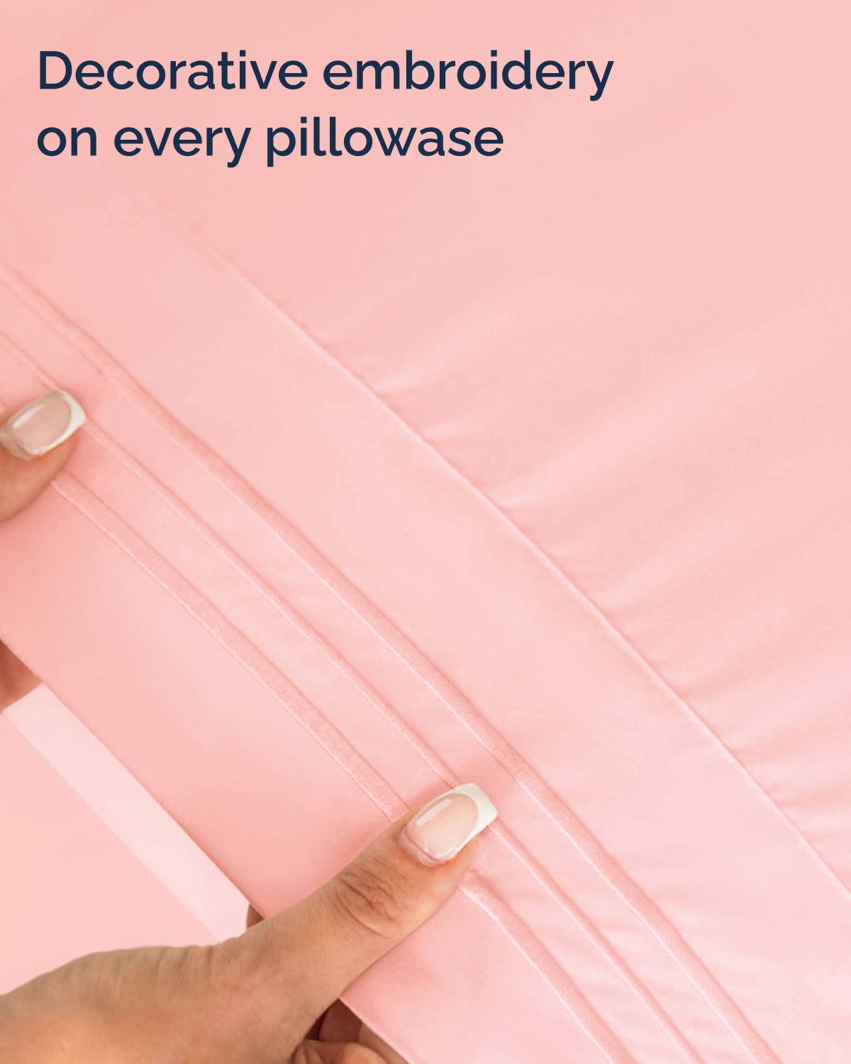 CGK Unlimited baby pink shade adds a soft, inviting look to a bedroom.