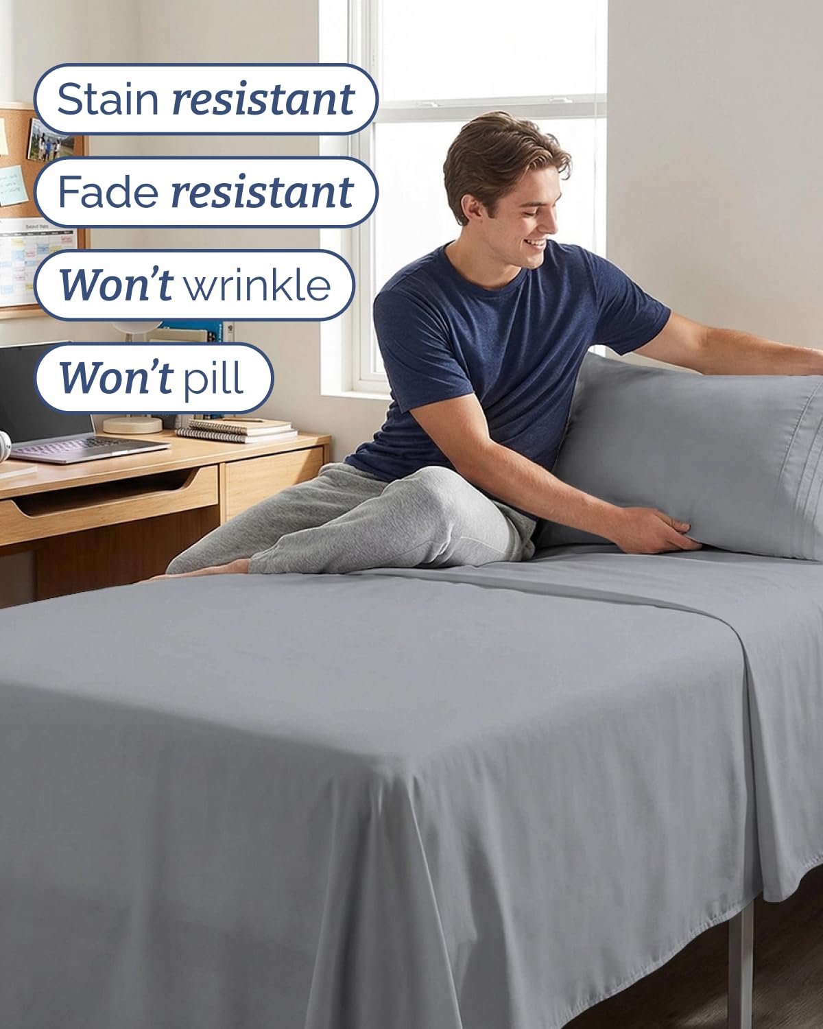 CGK Unlimited Twin XL breathable microfiber fabric highlighted for cool comfort