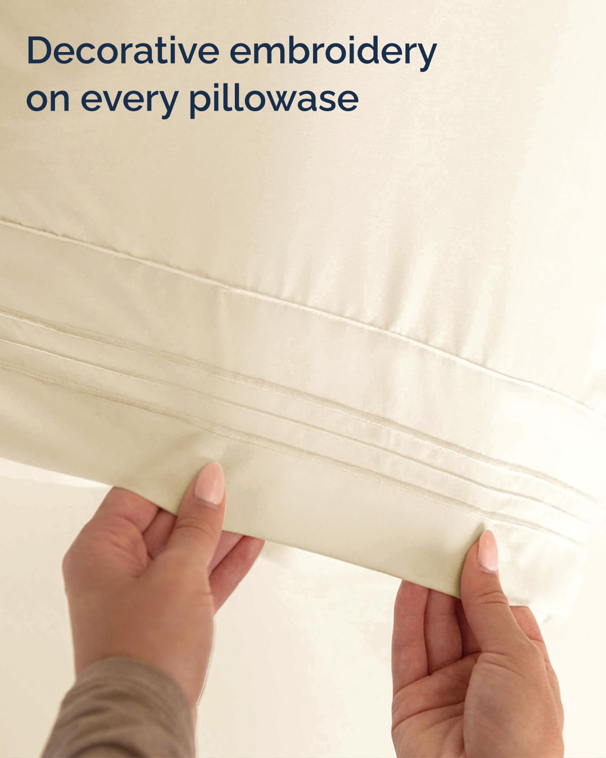 CGK Unlimited breathable microfiber fabric promotes cool sleeping temperature.