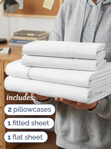 CGK Unlimited Twin XL pillowcase 20x30 keeps pillow protected and comfy