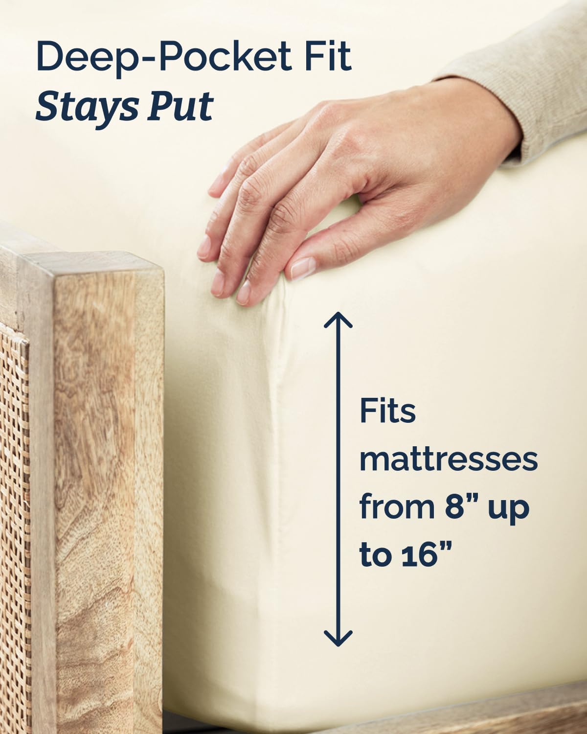 CGK Unlimited pillowcase close-up reveals silky softness and smooth finish.