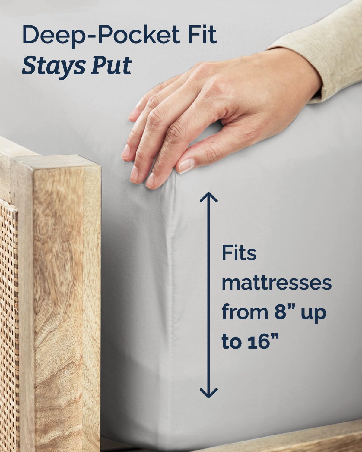 CGK Unlimited Twin XL pillow case features smooth edges and premium finish.