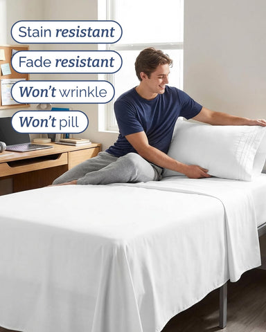 CGK Unlimited white bedding shot showcases hotel-inspired calm