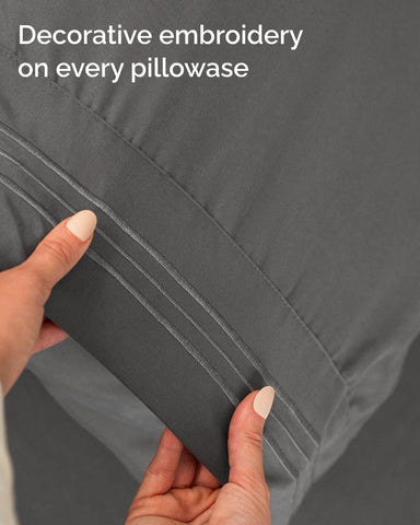 CGK Unlimited Twin XL wrinkle-free finish stays neat with minimal ironing