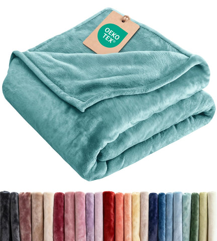 CGK Unlimited ultra-soft fleece blanket texture adds cozy elegance to any room