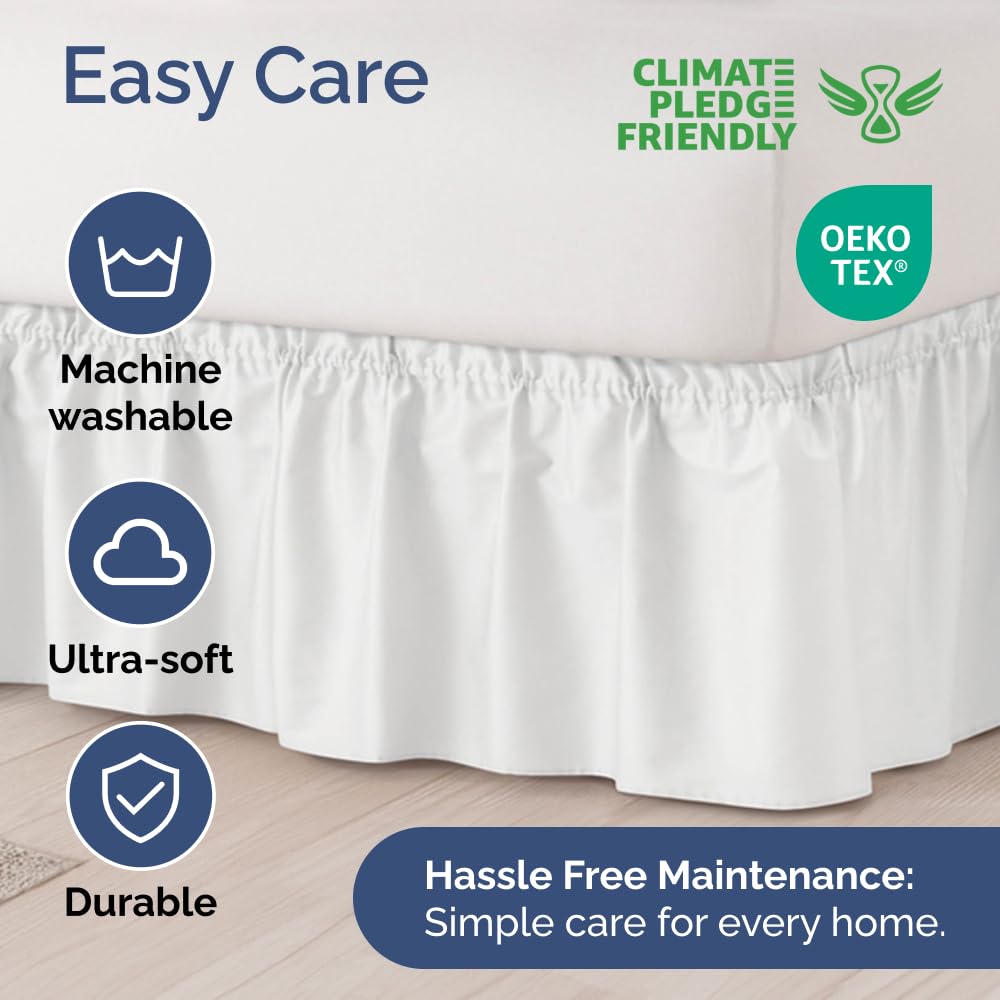 Sizing and installation video guides for the bed skirt setup