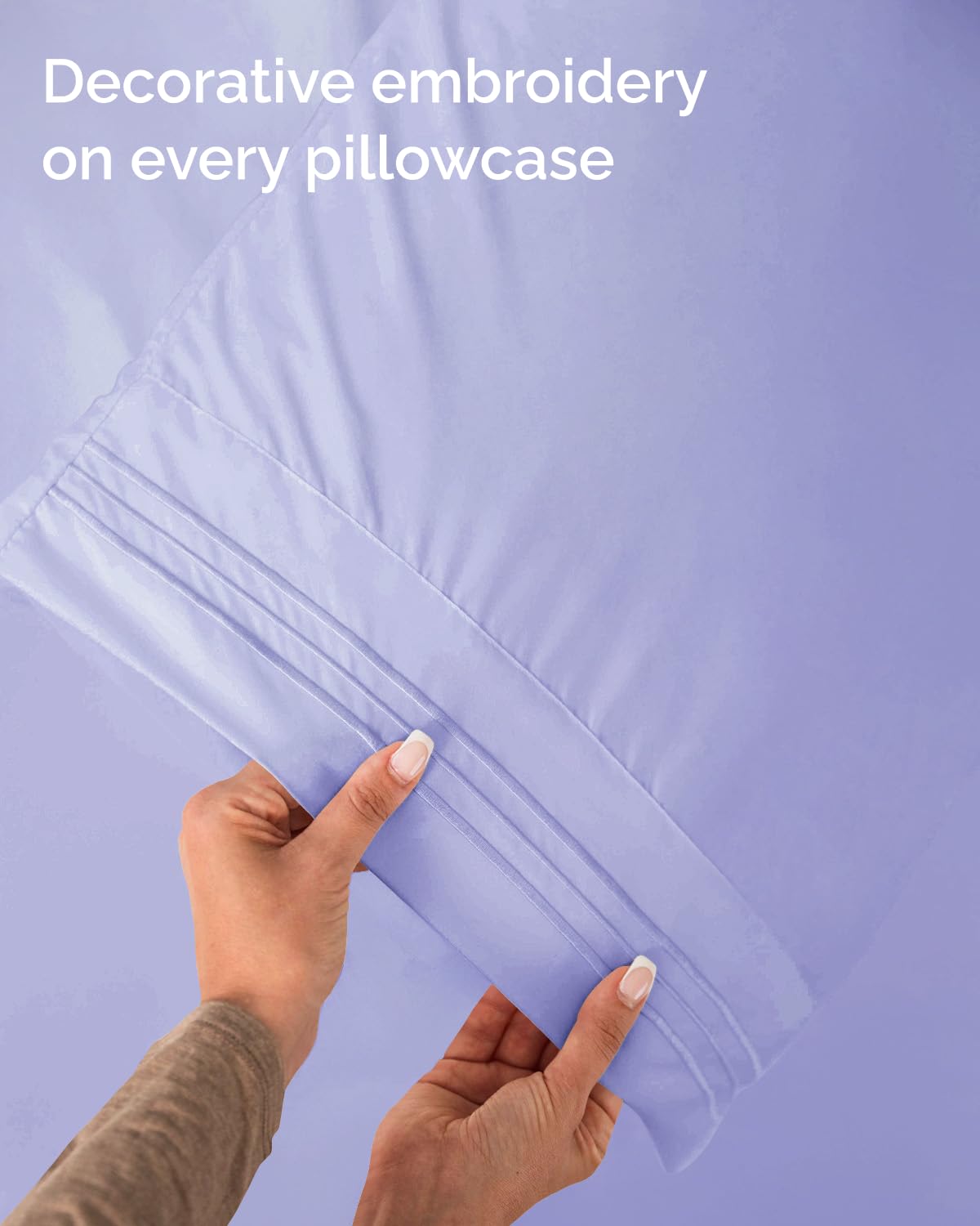 CGK Unlimited wrinkle-free lavender sheets for easy care