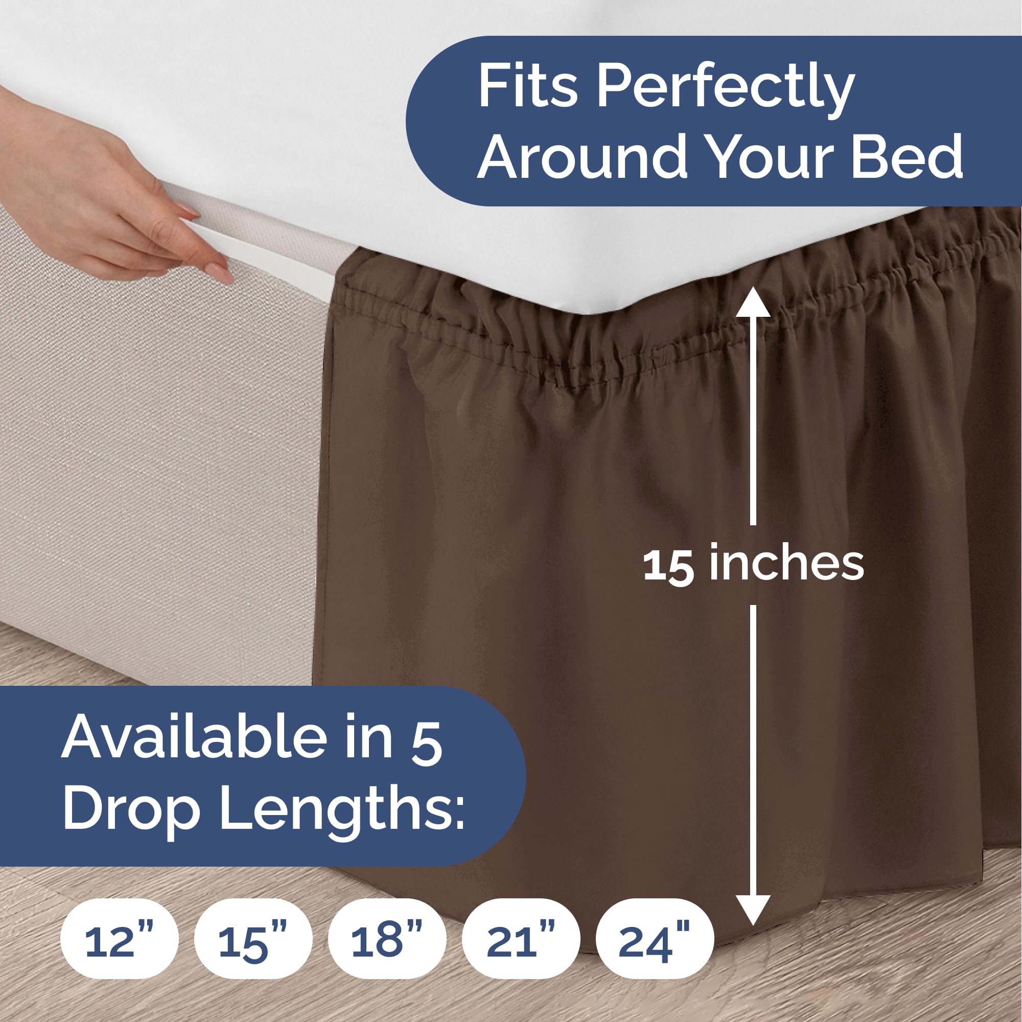 CGK Unlimited wrinkle-resistant fabric detail for a tidy look