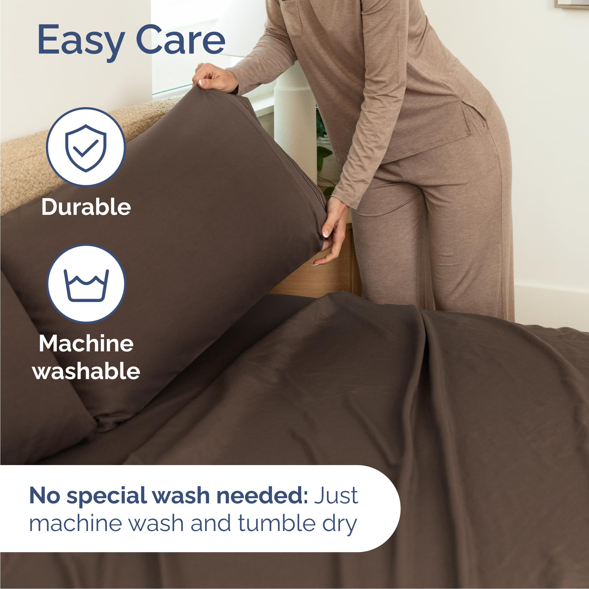 CGK Unlimited wrinkle-resistant sheets maintain a tidy look