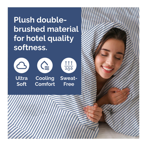 CGK Unlimited duvet cover zipper closure closeup for quick, secure changes