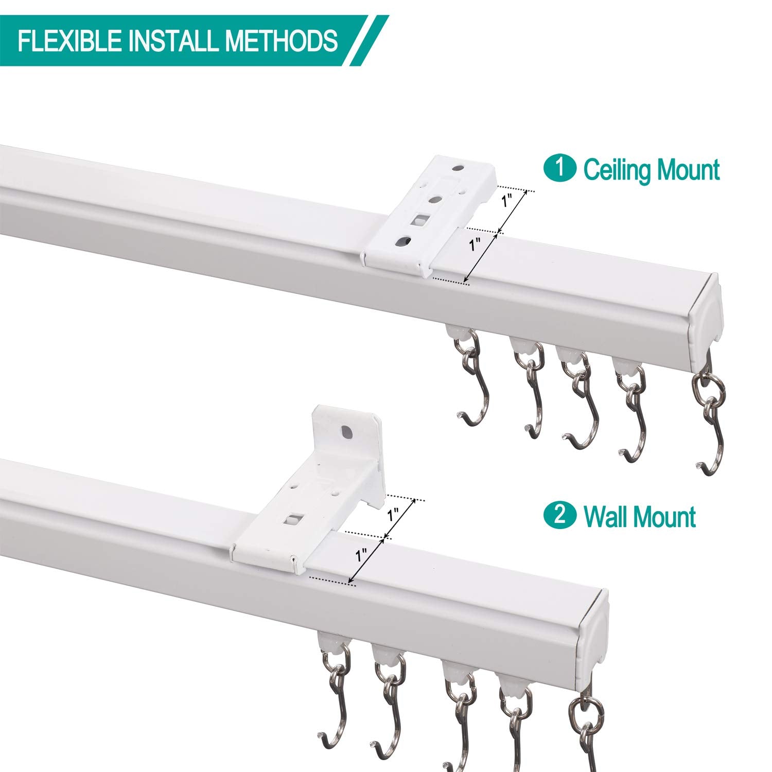 ChadMade flexible 3ft track sections for easy resizing.