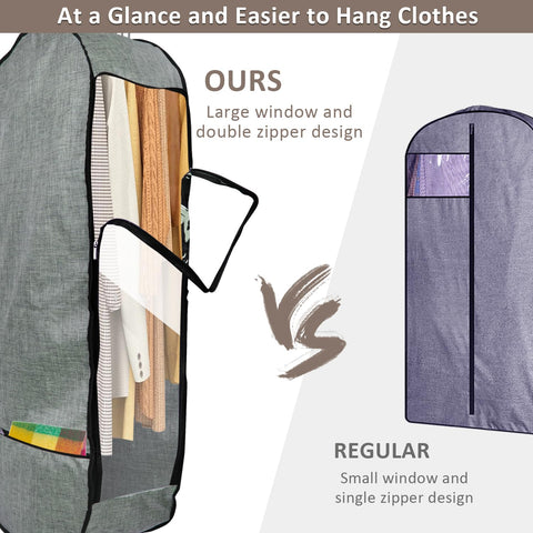 Chakera top-hole hanger access keeps bag ready on rack.