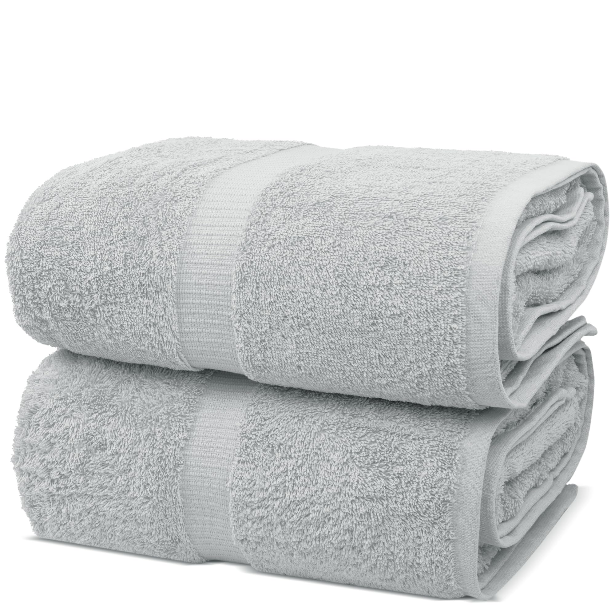 Chakir Turkish Linens 100pct cotton bath sheets deliver plush softness and high absorbency.